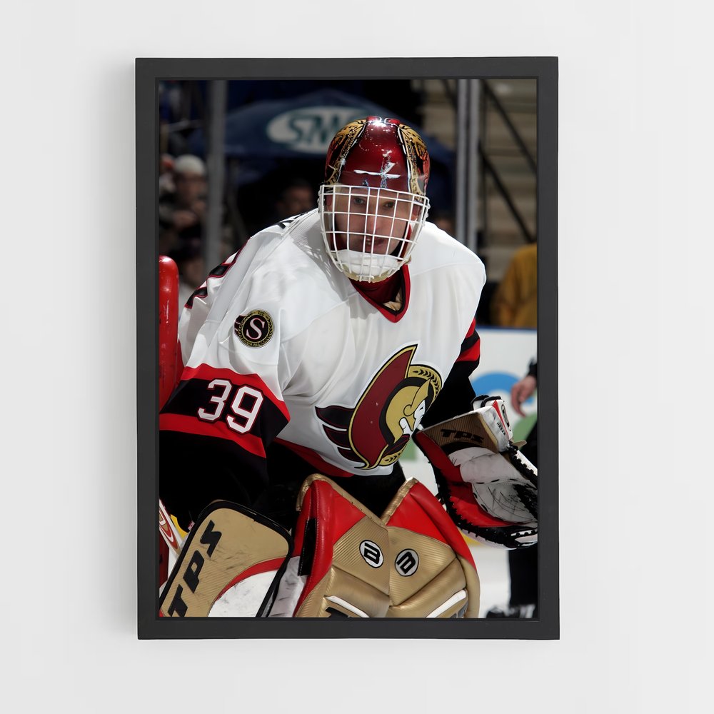 Poster Dominik de hasek – affiche Hockey sur glace (vue 2)